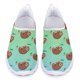 thumbnail image 1 of Doginthehole Zapatillas de deporte de malla con dibujos de perezosos para mujer, cómodas, para playa, de verano, 1 of 5