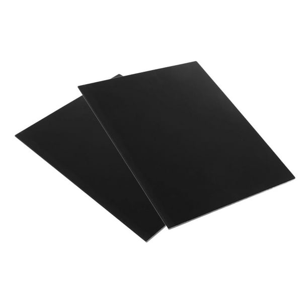 5 piezas de ABS para modelismo, manualidades y modelismo. Negro