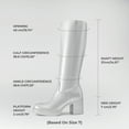 thumbnail image 2 of DREAM PAIRS Women Chunky Platform Knee-High Boots Round-Toe, Side-Zip Tall Boots for Stylish Comfort, 2 of 6