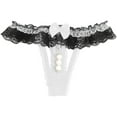thumbnail image 1 of Braguitas de encaje de cintura baja para mujer - Ropa interior sexy lisa con silueta recta - Mezcla de poliéster, talla única, comodidad para todas las estaciones, 1 of 2