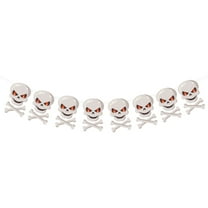 Halloween Ghost Flag Party Decoration - White Ghosty Banner Pull Flag Hanging Decor Ghost Festival for Haunted Houses Wall Doorways Indoor Outdoor Home Party Supplies