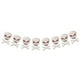 thumbnail image 2 of Decoraciones de banderines de Halloween | Set de 9 banderines colgantes de fantasmas y calaveras | Fondo y decoración de pared para fiestas temáticas de casas embrujadas, 2 of 6