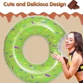thumbnail image 5 of Doughnut Pool Float Inflatables Donut Pool Ring Donut Swimming Ring for Beach Pool, 5 of 5