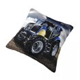 thumbnail image 4 of Funda de almohada con diseño de Tractor de coche, funda de cojín de poliéster suave, funda de almohada para regalo, funda para cama cuadrada de 45x45cm, 4 of 5