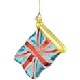 thumbnail image 4 of Northlight 3.5" Union Jack Flag Glass Christmas Ornament, 4 of 5