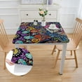 thumbnail image 2 of HAOXIT Square Tablecloth Table Cloth,Colorful Tablecloth Polyester Waterproof Stain Wrinkle Free,Circle tablecloth Indoor and Outdoor Table Cover For Home Kitchen Dining Party Patio Decor 40*40, 2 of 7