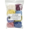 Wistyria Editions Wool Roving, 12" long; 2-ounce, 8-color, Muted