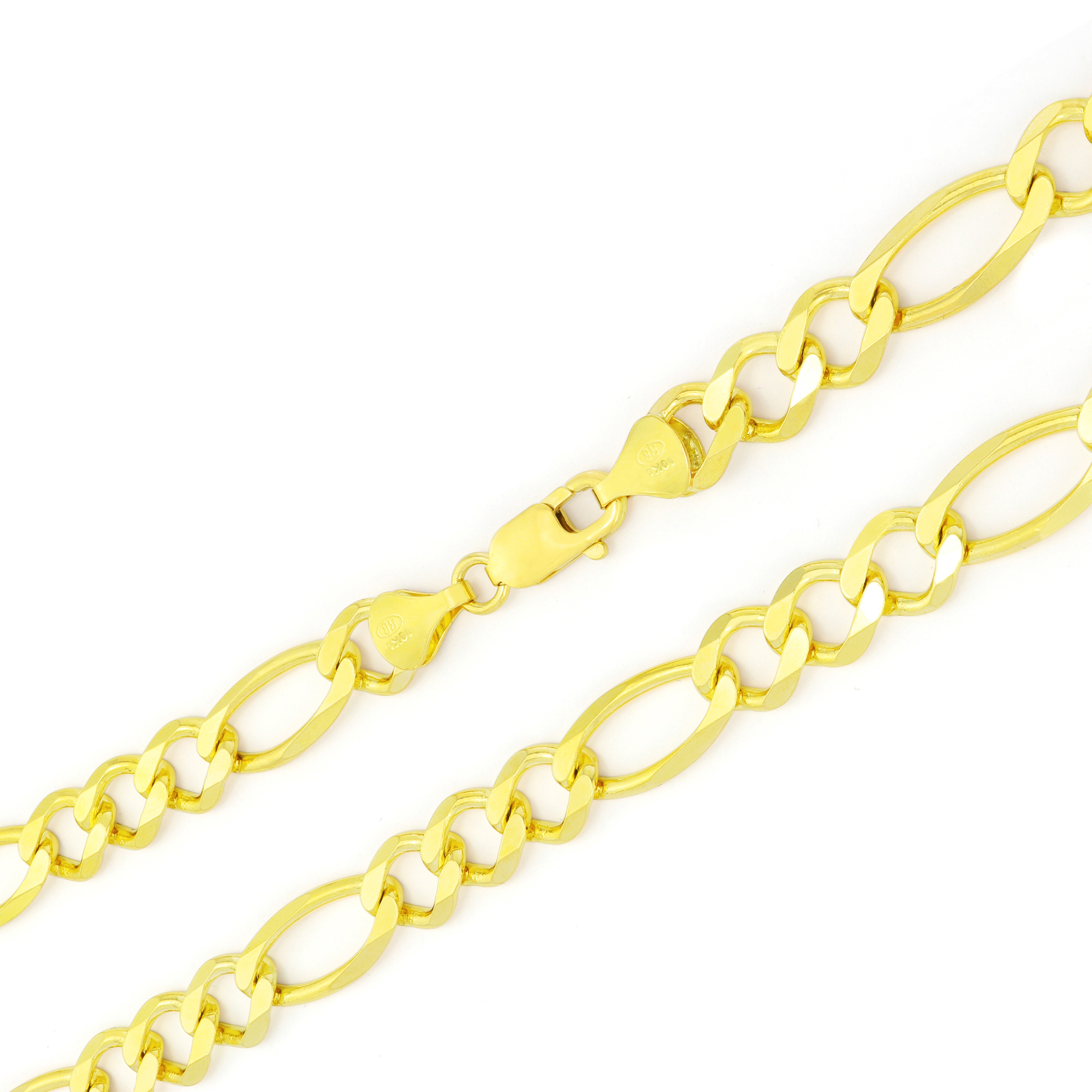 Nuragold 10k Yellow Gold 9.5mm Solid 