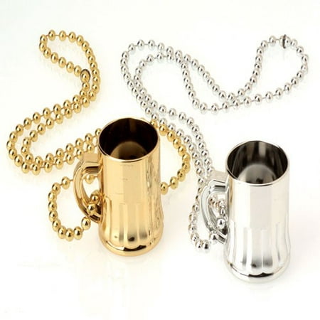 NEW YEAR'S BEADED NECKLACE W/ MUG, SOLD BY 14 DOZENS