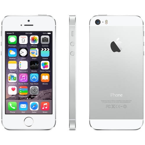 æstetisk Pasture Nøgle Straight Talk Apple iPhone 5s 16GB Prepaid Smartphone, Silver - Walmart.com