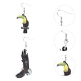 thumbnail image 3 of 2 Pairs Fashion Earrings Girl Ear Ring Bird Pattern Ear Drops Ear Accessory, 3 of 8