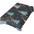 thumbnail image 5 of 60"x120" Christmas Tree Tablecloth, Waterproof Washable Polyester Square Table Cover, Durable Tablecloth for Kitchen Dining Table Party Decor, 5 of 7