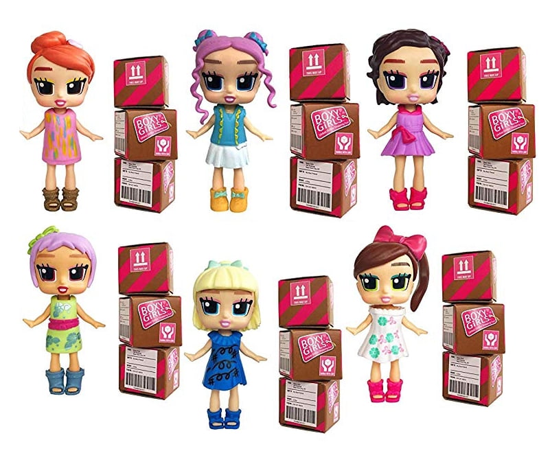 Boxy Girls Mini Doll Bundle, 6 pack