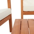 thumbnail image 4 of Safavieh Larence 4-Piece Eucalyptus Wood Outdoor Living Set in Natural/Beige, 4 of 7