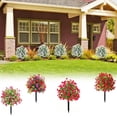 thumbnail image 5 of 22" Artificial Topiary Ball Flowers For Outdoors Planters, Spring Decoration, UV Resistant Faux Summer Plants, Fake Bushes Indoor Decor, Mix 4 Colors for Garden, Porch & Patio, 5 of 5