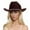 Coffee, variant on Glitter Silver Black Cowboy Hats For Women Western Sparkly Rhinestone Hat For Ladies