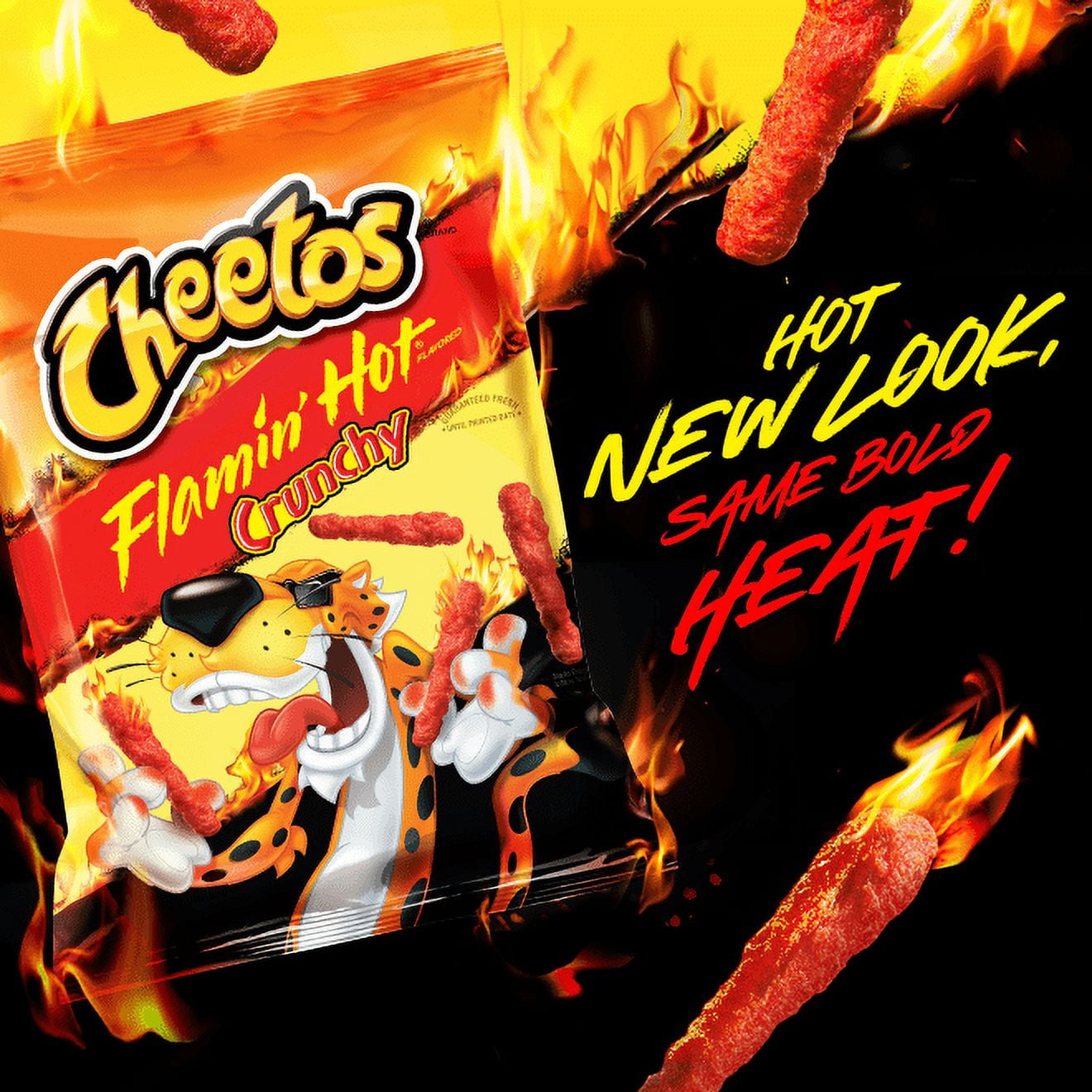 (2 pack) Cheetos Flamin' Hot Mix Variety Pack Snack Chips, 40 Count