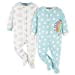 thumbnail image 3 of Gerber Baby Girls' 2-Pack Sleep 'N Play, Rainbow Dots and Rainbows, 3-6 Months, 3 of 15