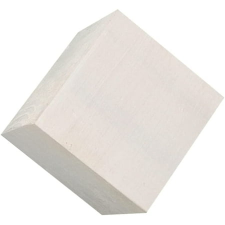 Wooden Cube White Square Block Wooden Display Risers Figurine Display ...