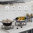 thumbnail image 2 of Cookware Set,Apron 1 4 Silicone 1 Pair Nonstick Cookware Oven Set Nonstick Pot With And Pans Silicone Tableware Cookware Soup Cookware Set Pan 4 Lid Pan With Lid Tableware 1 13pcs Soup Pot, 2 of 6