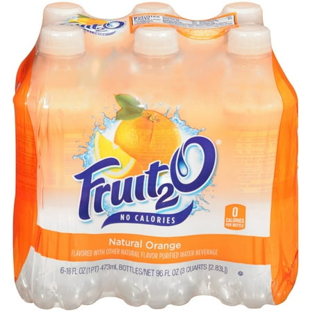 Fruit 2O Juice, Orange, 16 Fl Oz, 4 Count