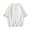 White, variant on Men's Loose T-shirts Traditional Tang Kung Fu Style Tops Colorblock Short Sleeve Round Neck Pullover Summer Tees (5XL, White)