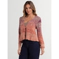 thumbnail image 3 of Jessica Simpson Women's Tana Tie Front Cardigan, Sizes XS-XL, 3 of 6