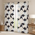 thumbnail image 2 of Homewish Geometric Stripes Curtains Pack of 2 (42x84 Each) for Teens Boys Girls,Vintage Aesthetic Curtains Blackout,Abstract Lines Bedroom Curtains,Microfiber Bedroom Decor, 2 of 6