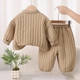 thumbnail image 4 of MuXiKeJiBoys Winter Outfits Two Piece Set Warm Coat Jacket and Pants Toddler Clothes for 1 to 8 Years Old, 4 of 7