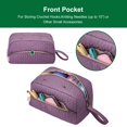 thumbnail image 4 of Bolsa organizadora KarSyon para hilo de ganchillo, 30 x 18 x 20 cm, color morado, 4 of 7