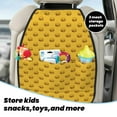thumbnail image 5 of Fuzoiu Burger 1 Print 2 Pack Kick Mat Back Seat Protector With 3 Storage Pockets, Universal Car Seat Back Organizer For Kids Pets, Waterproof Backseat Protector For Most Car, 5 of 8