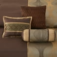 thumbnail image 4 of Lanco Moderna 7-Piece Bedding Comforter Set, Gold Brown, Bed Size California Bed Size King, 4 of 8