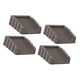thumbnail image 5 of 4 Piezas Tope de Puerta Antideslizante Goma Premium Evita Golpes Fácil de Usar Portátil Adecuado para Oficina Hogar Dormitorio Baño Protección de Mueb Gris, 5 of 8