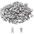 thumbnail image 1 of 100pcs Stainless Steel Cord End Caps - 3mm Inner Diameter Jewelry Making Kit Stainless Steel, 1 of 9