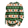 thumbnail image 2 of Men's St. Patrick's Day Shamrock Crew Neck Pullover Sweatshirt Casual Long Sleeve Top, 2 of 5