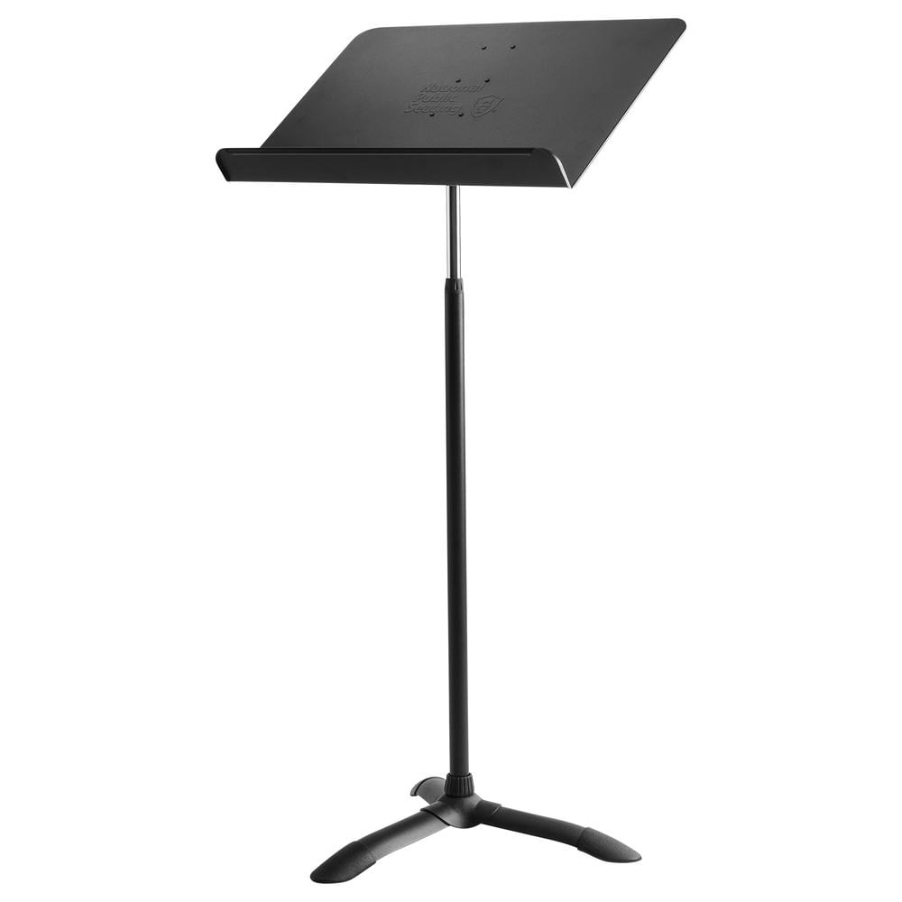 National Public Seating NPS® 82MS Melody Music Stand, Black