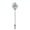 8.5-inch Striped Iridescent, variant on In the Breeze 2680 — 8.5 Inch Iridescent Gazing Ball Spinner - Outdoor Wind Spinner Garden Décor