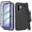 Black, variant on Thousandgear Compatible for Samsung Galaxy A36 5G / Galaxy A36 / Samsung A36 / SM-A366 Rugged Case with Built-in Screen Protector Belt Clip Holster Lime Camo