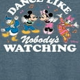 thumbnail image 3 of Disney - Mickey & Friends - Donald Duck, Minnie, Mickey, & Daisy - Dance Like Nobody's Watching - Women's Racerback Tank Top, 3 of 5