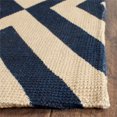thumbnail image 4 of Safavieh Cedar Brook 5' X 8' Handmade Jute Pile Rug in Ivory and Navy, 4 of 8