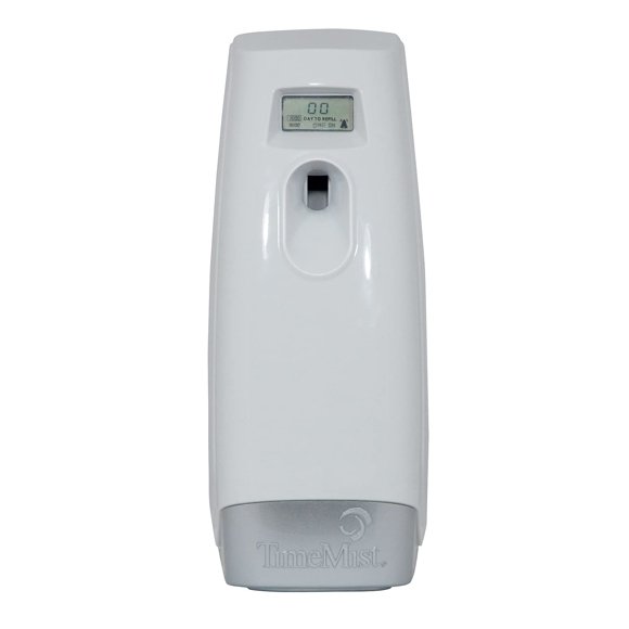 TimeMist 1048502EA Plus Metered Aerosol Fragrance Dispenser, 3.4 x 3.4 x 8 1/4, White