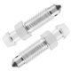 thumbnail image 5 of Car Use Bleed Valve Fork Air Bleed Valve 2Pcs Silver Metal Screws, 5 of 5