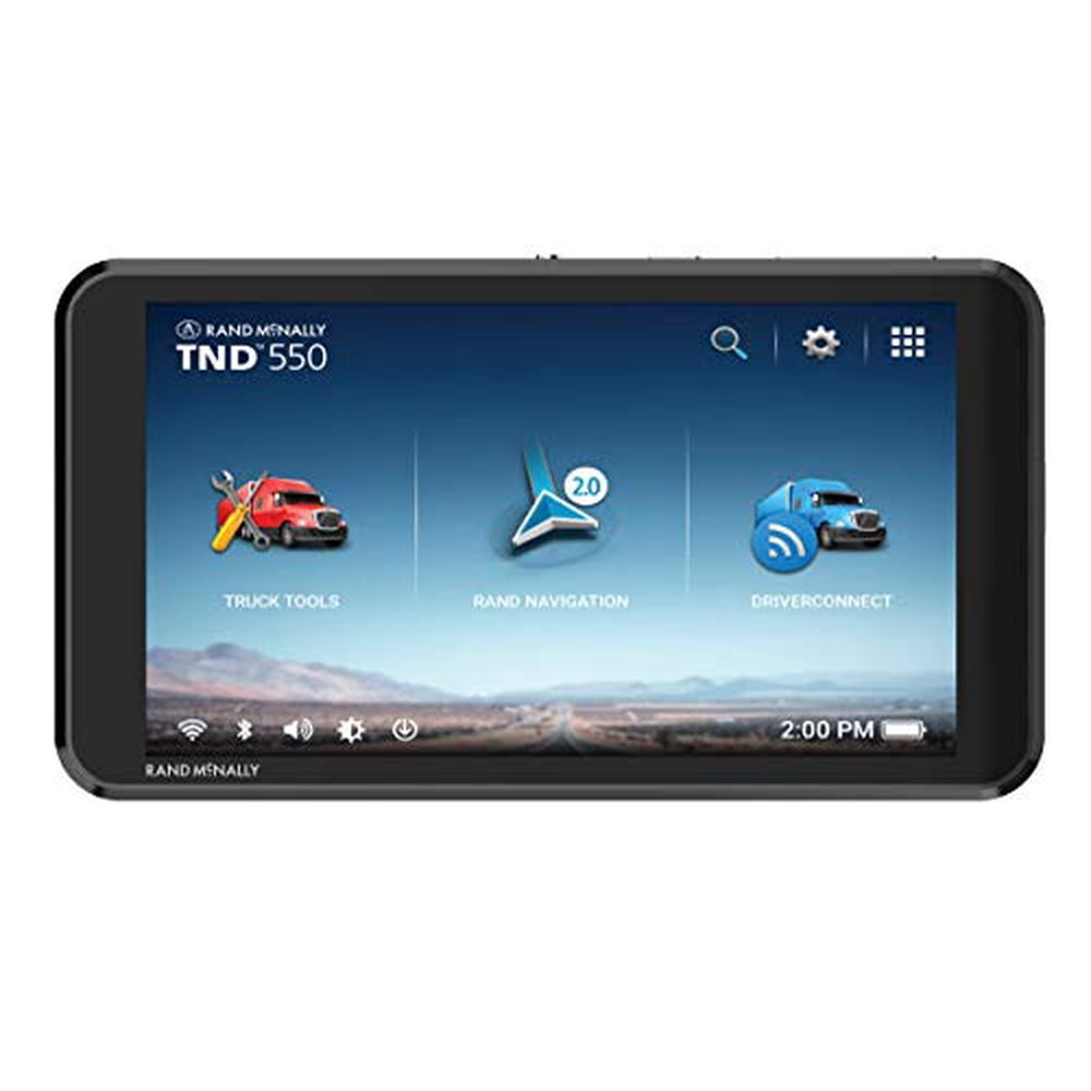 Rand McNally TND 550 5inch GPS Truck Navigator, EasytoRead Display