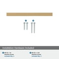 thumbnail image 6 of Amerock Monument 5-1/16 inch Center-to-Center Champagne Bronze Cabinet Pull, 25 Pack, 6 of 7