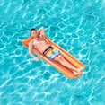 thumbnail image 3 of Cama Montable Flotador Inflable Naranja Bestway Plástico Resistente Transparente, 3 of 4