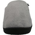 thumbnail image 5 of Norty Mens Slippers - Memory Foam Mule and Clog Slippers - Faux Suede, Microfiber or Flannel 40817-Medium Grey, 5 of 7