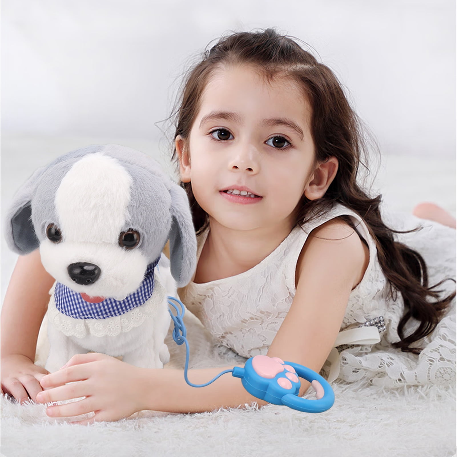 Juguete para Cachorros que Caminan y Ladran Mascota de Peluche Electr&oacute;nica  de Baile Interactivo con Correa de Control Remoto Imitaci&oacute;n de Sonido F&aacute;cil  de Limpiar Regalo ANGGREK Otros | Walmart en l&iacute;nea