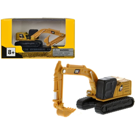 CAT Caterpillar 320 Hydraulic Excavator Yellow "Micro-Constructor" Series Diecast Model by Diecast Masters
