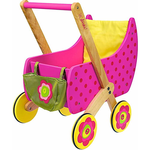 Dushi Wooden Push 'n Play Doll Carrier 
