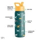 thumbnail image 2 of Botella de agua Simple Modern Summit Kids con tapa de pajita aislante, 2 of 7